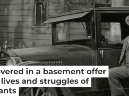A Filipino man poses next to a Ford Model A in the 1930s. Filipino Agricultural Workers Collection, Archives Center, National Museum of American History